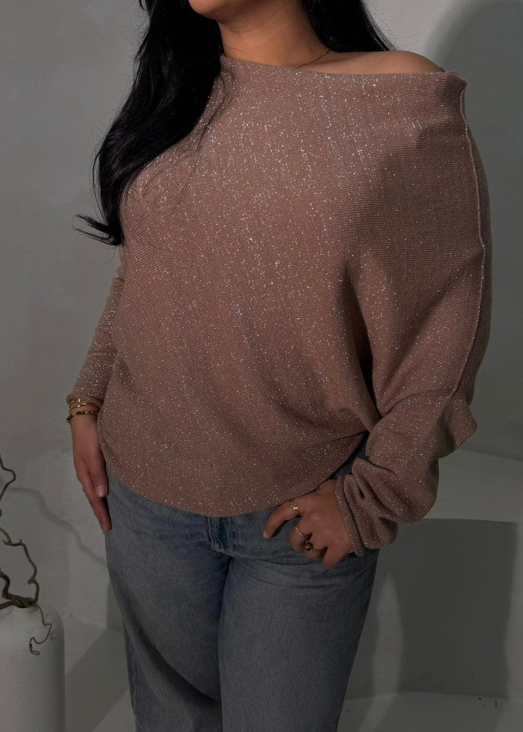 Amirati Poncho Jumper - Sunset Rose