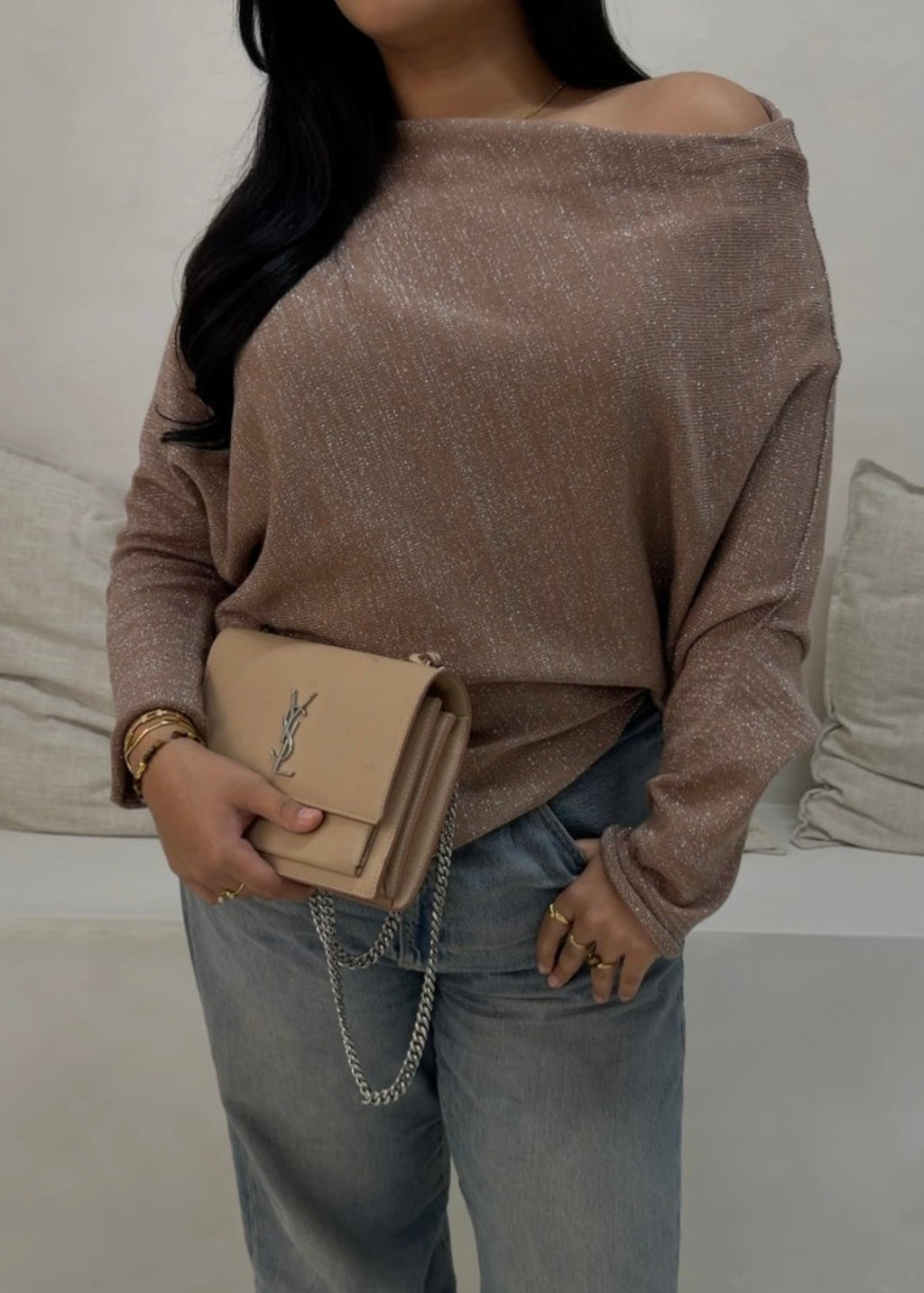 Amirati Poncho Jumper - Sunset Rose